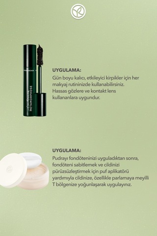 Yves Rocher Bloominbag Çiçekli Çanta Seti-toz Pudra 8.5 G & Maskara 7.8 Ml