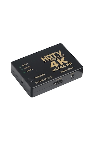 Dark Full HD 3 Giriş 1 Çıkışlı HDMI Switch (Seçici)