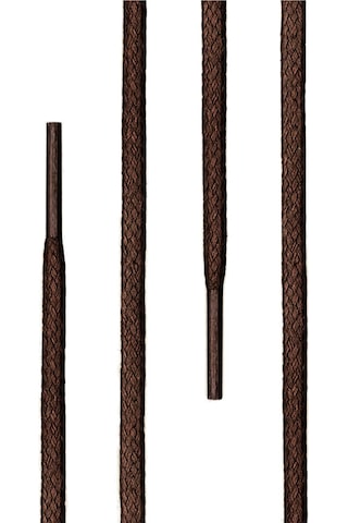 130 Cm 4 Mm Kahverengi Yuvarlak 1 Çift Ayakkabı Bağcığı Kahverengi