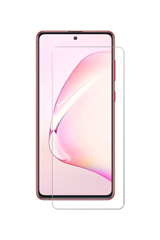 Samsung Uyumlu Galaxy Note 10 Lite Kırılmaz Ekran Koruyucu Temperli C...