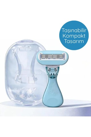 Dynamo Beauty Kadın 5 Bıçaklı Mini Tıraş Bıçağı-kutulu, Seyahat Boy 09598000
