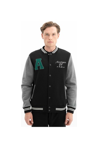 AR-MA Arma Erkek Şık Tarz Cepli Regular Fit Düğme Kapamalı Kolej Mont Sweatshirt 001