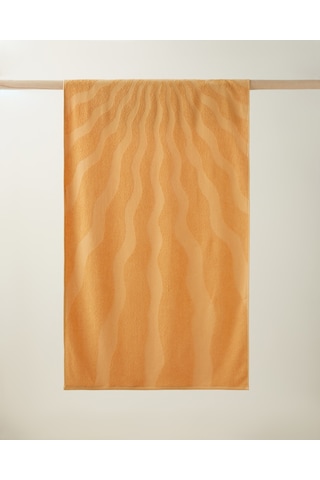 Sunbeam Pamuk Plaj Havlusu 70x140 Cm Turuncu