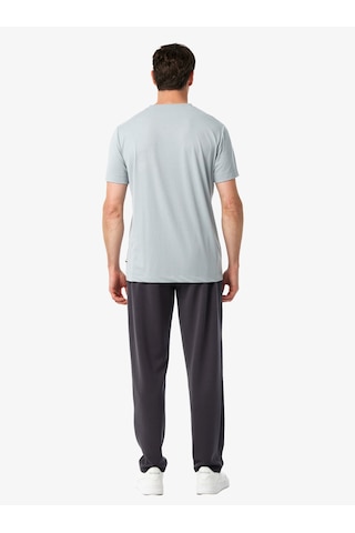 Blackspade Erkek V Yaka T-shirt 41014 - Gri