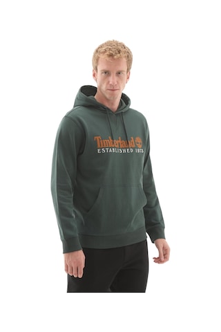 B0a5mx83171-r Timberland Establıshed 1973 Embroidered Logo Loopba Erkek Sweatshirt Yeşil B0a5mx83171-r Yeşil