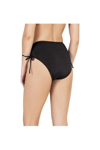 Endeep Kadın Yüksek Bel Yan Büzgülü İpli Bordo Bikini Altı-bordo Bordo