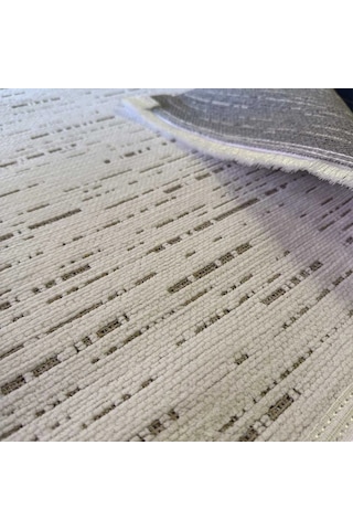 Hoom Rugs Terrace 8201 Beyaz Hav Toz Vermez Dekoratif Kilim Beyaz
