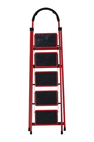 Yakut Serisi Patika 5 Basamaklı Katlanır Merdiven Depo, Bahçe Ve Ev İçin Güvenli 1 Adet
