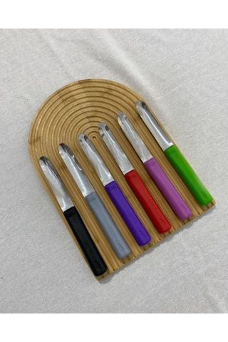 Plastik Saplı Patlıcan, Kabak, Patates, Biber Oyma Bıçağı -oyacak