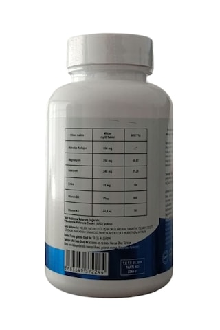 Vıtaworld Magn.cal.zinc.vit D3 Vit K2 Hydrolyzed Coll. 120 Tb