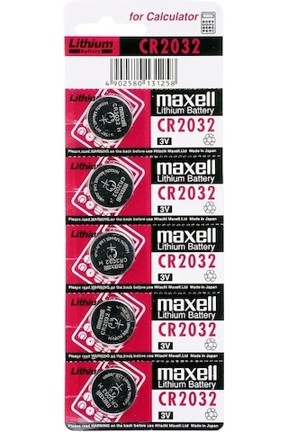 Just Cheap Store Maxell Cr2032 3v Lityum Düğme Pil 5'li Paket