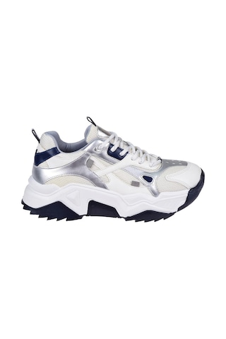 Pullman Kadın Spor Ayakkabı Sneaker Sms-65137 Beyaz Laci-beyaz Laci Beyaz - Lacivert
