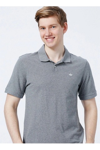 Dockers Erkek Minimalist Polo Yaka T-shirt - Günlük Kullanım Gri