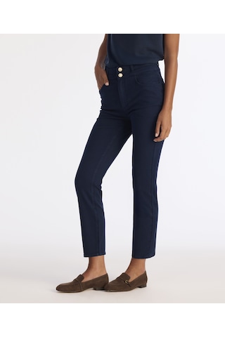 Yargıcı Slim Yüksek Bel Pantolon 25kkpn3071x 004 Lacivert
