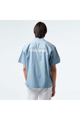 Carhartt Wıp S/s Link Script Erkek Mavi Gömlek