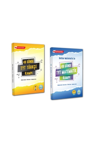 49 Günde Tyt Rehber Matematik Kampı Ve 49 Günde Tyt Türkçe Kampı 2 Li Set