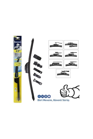 Michelin Easyclıp Mc8647 47CM 1 Adet Universal Muz Tipi Silecek