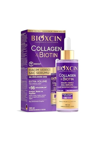 Bioxcin Collagen & Biotin Saç Serumu 100 Ml Saç Dökülmesine Karşı, Hacimlendirici, Hidrolize Kolajen, Biotin Ve Biocomplex B11 İçerikli
