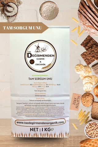 Tam Sorgum Unu (Gluten İçermez) - 1 Kilo
