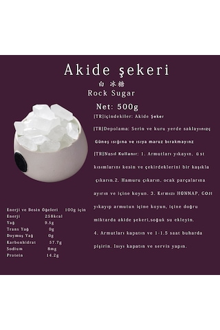 Xushi Akide Şekeri Rock Sugar 500 G