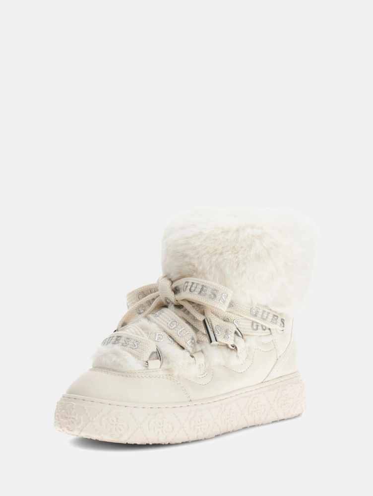 Guess Unessa Kadın Krem Bot Flfuekfur10-ıvory Krem