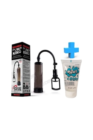 Hızlı Express Dreambox Pumpking Süper Vakum Penis Pompası + 50 Ml Penis Kremi
