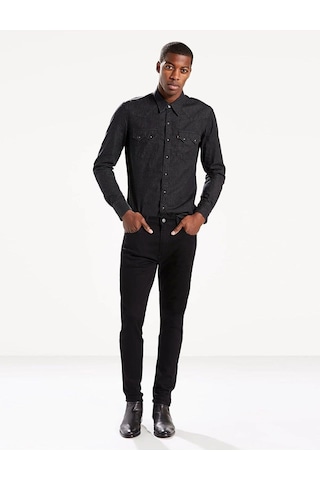 Levi's 512 Slim Fıt Siyah Kot Pantolon A2087-0020-2575 Blacks