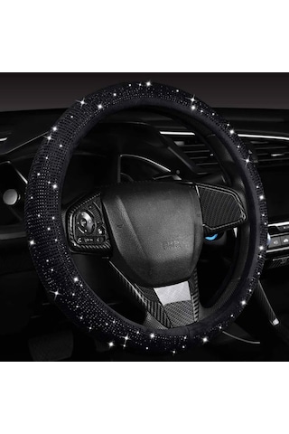 Full Siyah Taşlı Direksiyon Kılıfı Kristal Diğer Full Siyah Taşlı Direksiyon Kılıfı Kristal Diğer