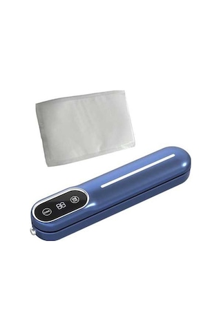 Createtech Vakum Tasarrufu Suntek Paketleyici Mühürleyen Mavi Gıda Ekmek Mg Mavi