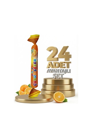 Afia Afibon Portakallı Çubuk Şeker 24x6,7 Gr