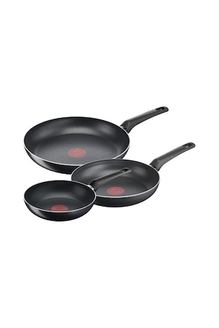 Tefal Titanyum 1X SimpleCook Difüzyon Tabanlı 3'lü Tava Seti