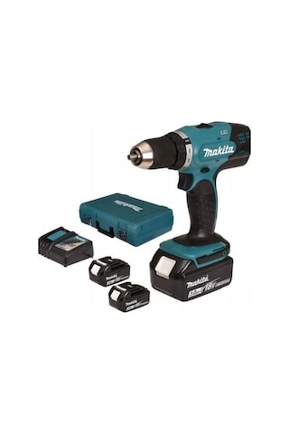 Makita DDF453SFE3 18V 3.0 Ah Li-ion 3 Akülü Matkap Vidalama