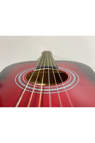 Klasik Gitar Yarım Boy 2/4 (1/2) Kırmızı Sap Ayarlı