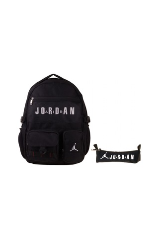 Jordan Air Brooklyn Black Siyah İkili Sırt Çantası Ve Kalemlik Seti - Erkek Çocuk - Setja-q3180c