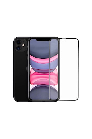 LinkTech Apple Uyumlu iPhone 11 Kavisli 3D Cam Ekran Koruyucu