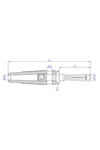 Bj413 4mm Banana Jak Silikonlu 10 Adet Kırmızı Ve Siyah