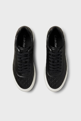 Calvin Klein Logolu Sneaker Ayakkabı Erkek Ayakkabı Hm0hm02132 00w Siyah-ekru