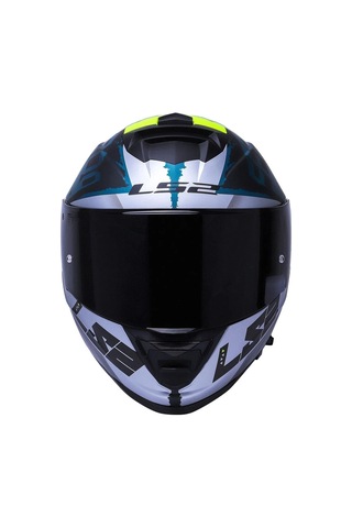 Ls2 Storm 2 Sprinter Siyah Vizör Kask Gri - Siyah