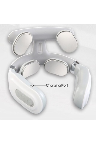 Tysm 4 Kafalı Servikal Masaj Aleti, Usb Şarjlı Beyaz, Novahub Mağazası Beyaz Beyaz