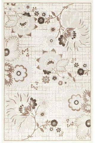 Saray Halı Avanos 11951 A 150X230 Krem Kahve 4 M2 Halı !