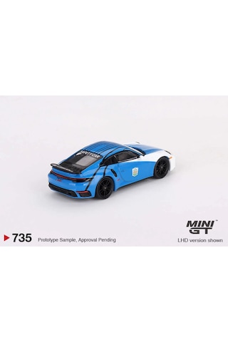 Mini Gt Porsche 911 Turbo S Safety Car 2023 Imsa Daytona 24 Hrs Mavi 735
