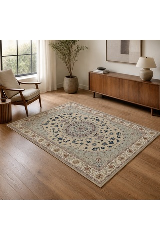 Kartela Halı Siva Halı Jüt Taban Dokuma Halı Bej - 200 X 300 Cm
