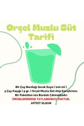 Orçel Muzlu Süt + Sıcak Çikolata + Salep 3 x 1 KG