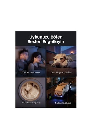 Uyku İçin Tasarlanmış Kulaklık, Aktif Gürültü Engelleme