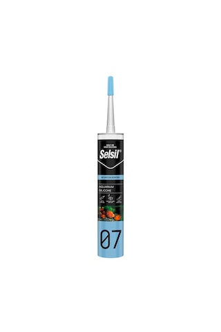 Selsil Antibakteriyel Akvaryum Silikonu Şeffaf 280 Ml Selsil Antibakteriyel Akvaryum Silikonu Şeffaf 280 Ml