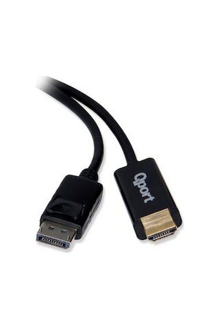 QPORT Q-DPH Q-DPH DISPLAY PORT (M) TO HDMI (F) 1.8 MT KABLO ÇEVİR