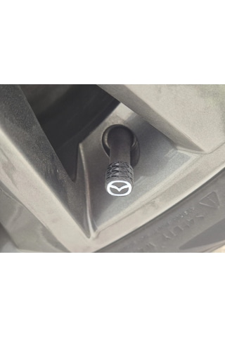 Mazda Sibop Kapağı , Mazda Araç Lastik Sibop Kapağı , Mazda Araç Tekerlek Sibop Kapağı - 4 Adet