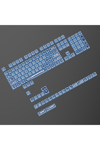 Mekanik Klavye Keycap -136 Tuşlu Mavi Opal Tuş Takımı