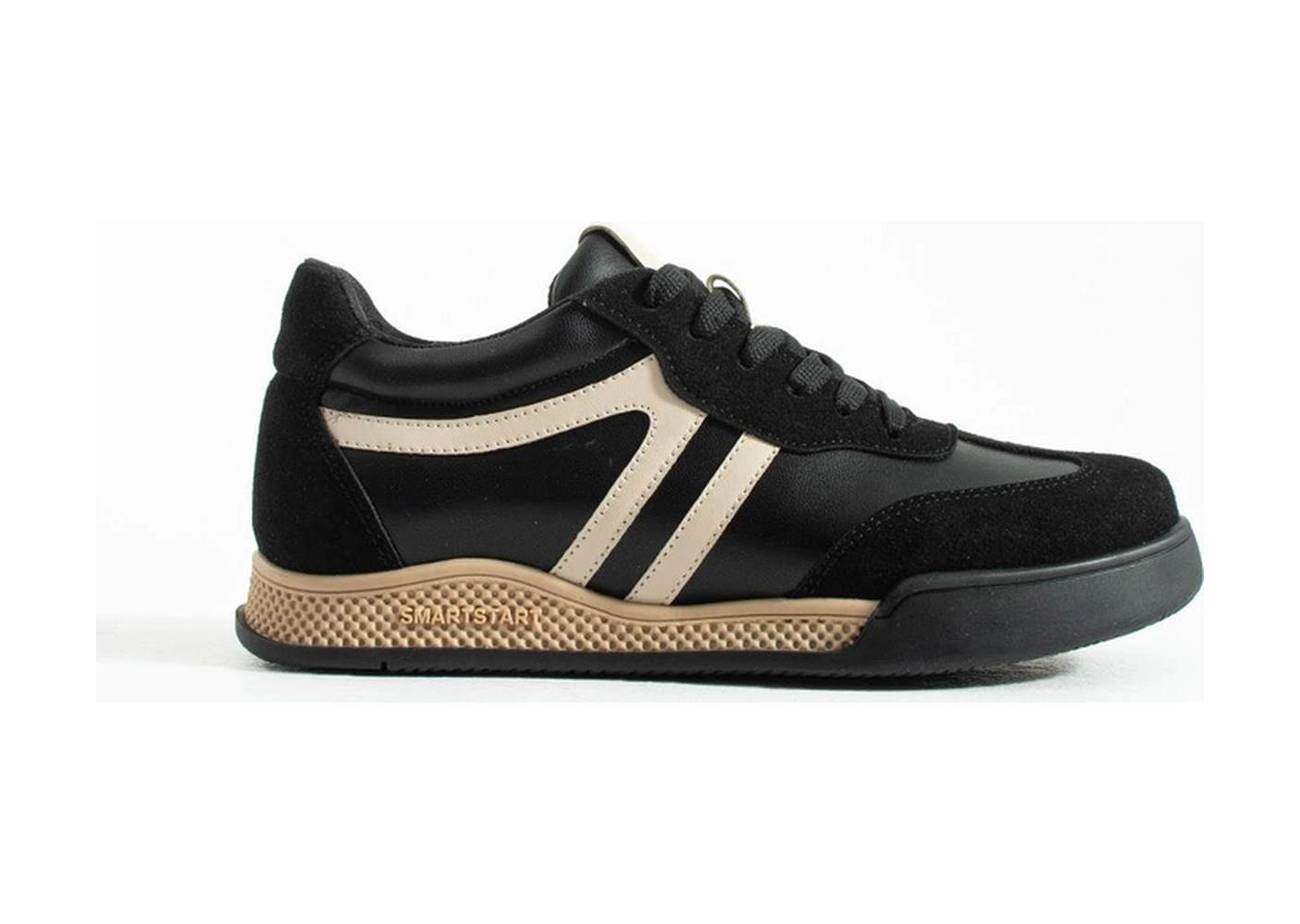 Tivana Kadın Sneaker Bağcıklı Spor Ayakkabı Tera - Siyah Siyah