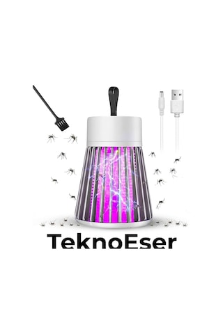 Uv Sivrisinek Tuzak Lambası Elektrikli Böcek Öldürücü Usb Şarjlı Sinek Kovucu Kapalı Mekan